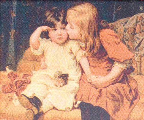 Victorian Children Painting
